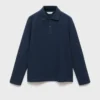 Polo en maille boutonné