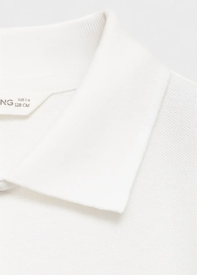Polo en maille boutonné