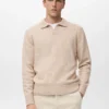 Polo en maille de laine mélangée Polo en maille de laine mélangée