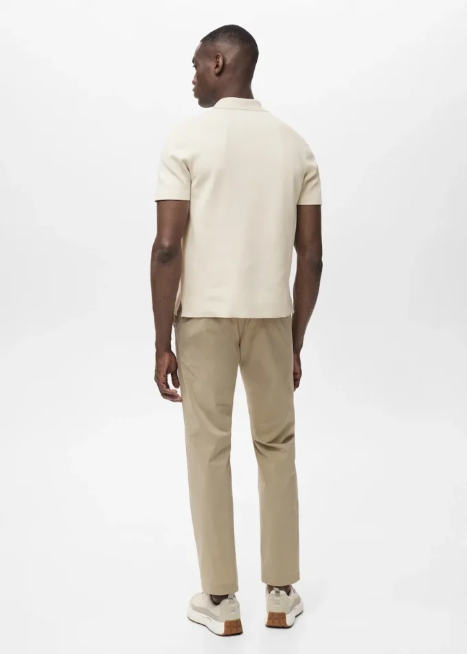 Polo en maille fine COOLMAX® avec fermeture à glissière Polo en maille fine COOLMAX® avec fermeture à glissière