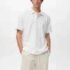 Polo en maille structurée Polo en maille structurée