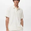 Polo en maille texturée Polo en maille texturée