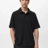 Polo en maille texturée Polo en maille texturée