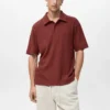 Polo en maille texturée Polo en maille texturée