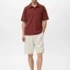 Polo en maille texturée Polo en maille texturée