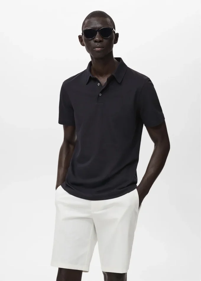 Polo en piqué de coton Polo en piqué de coton