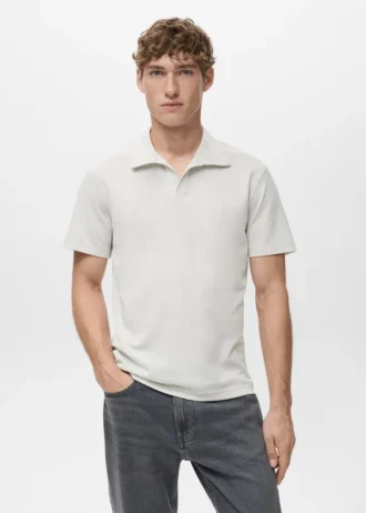 Polo en piqué de coton