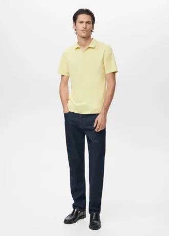 Polo en piqué de coton