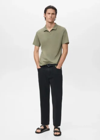 Polo en piqué de coton