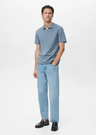 Polo en piqué de coton