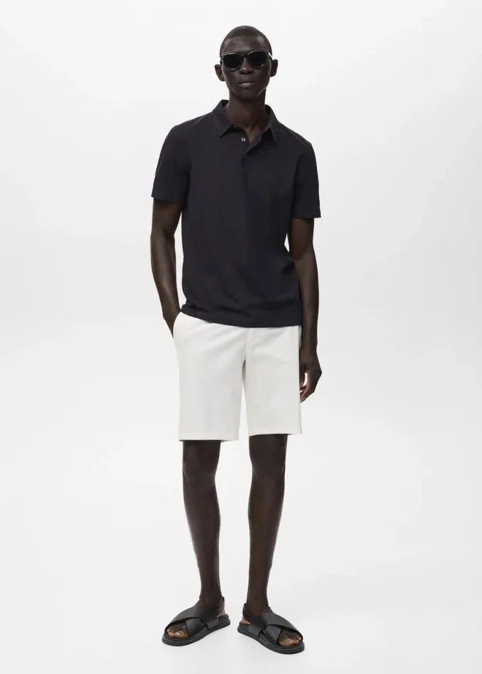 Polo en piqué de coton Polo en piqué de coton