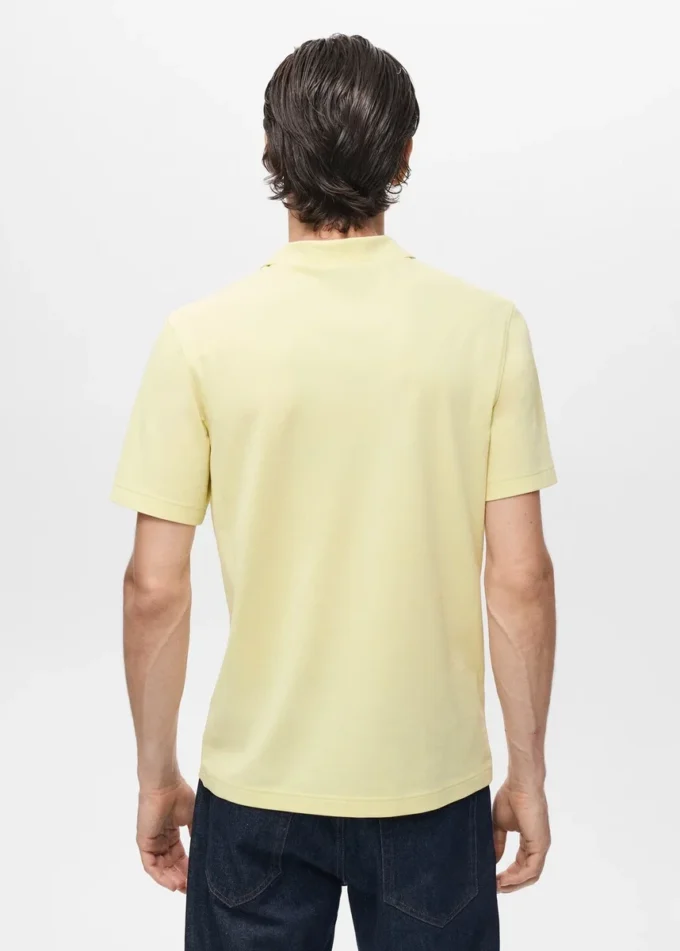 Polo en piqué de coton