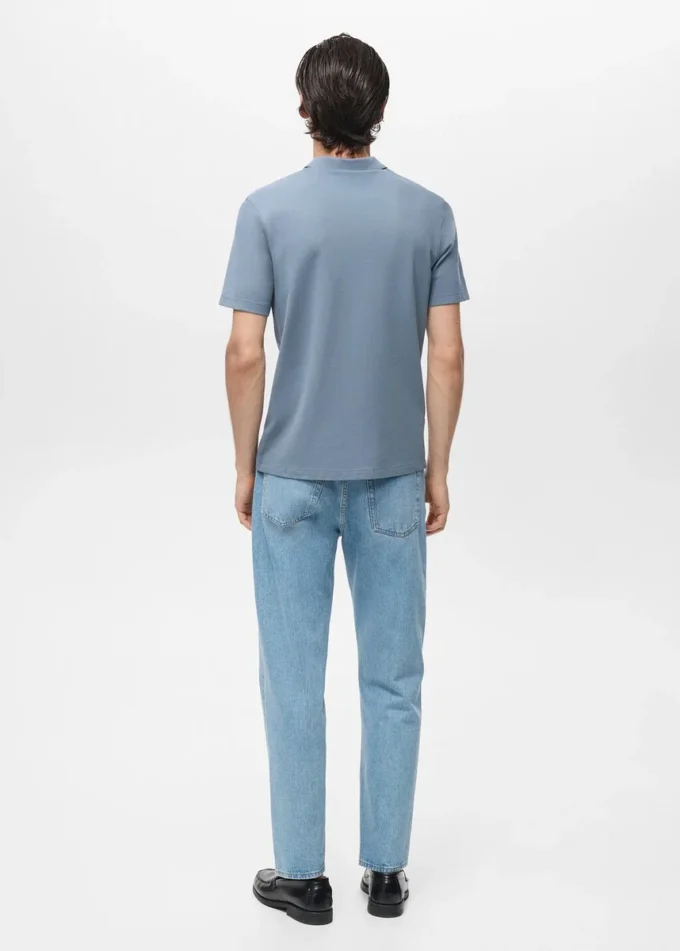 Polo en piqué de coton