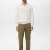 Polo en tricot structuré