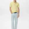 Polo slim structuré en maille