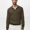 Polo structuré en coton Polo structuré en coton