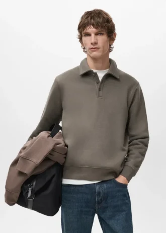 Polo sweat-shirt coupe classique