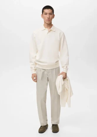 Polo sweat-shirt coupe classique