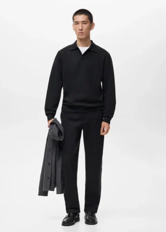 Polo sweat-shirt coupe classique