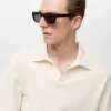 Polo texturé à coupe régulière