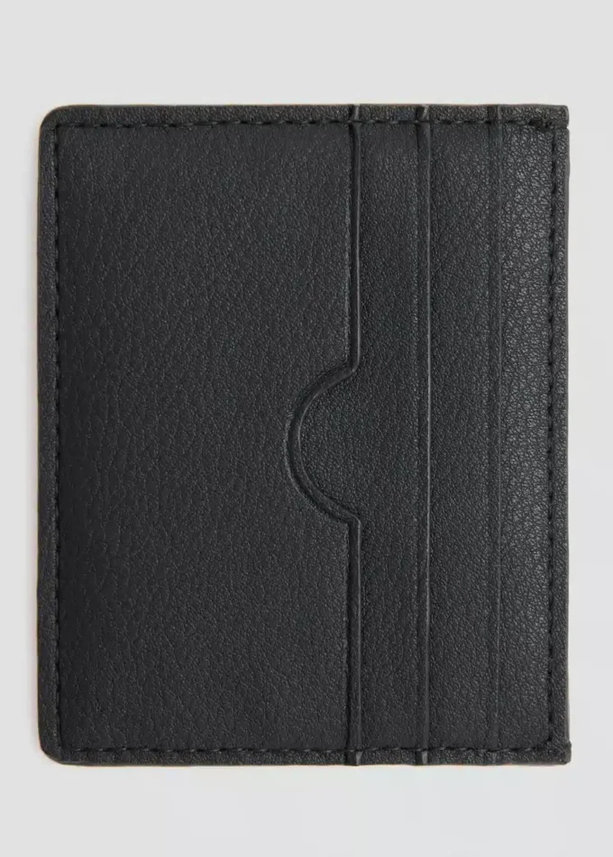 Porte-cartes grainé