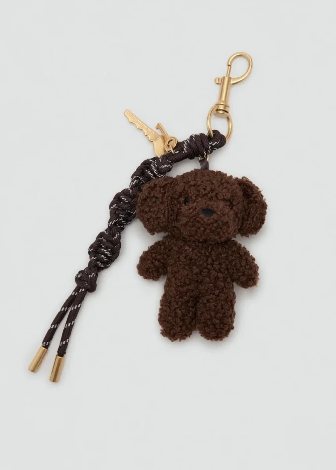 Porte-clés sac à main ours à plusieurs breloques Porte-clés sac à main ours à plusieurs breloques