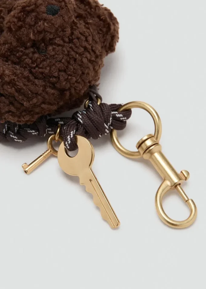 Porte-clés sac à main ours à plusieurs breloques Porte-clés sac à main ours à plusieurs breloques