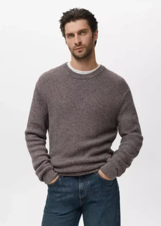 Pull 100 % coton moucheté Pull 100 % coton moucheté