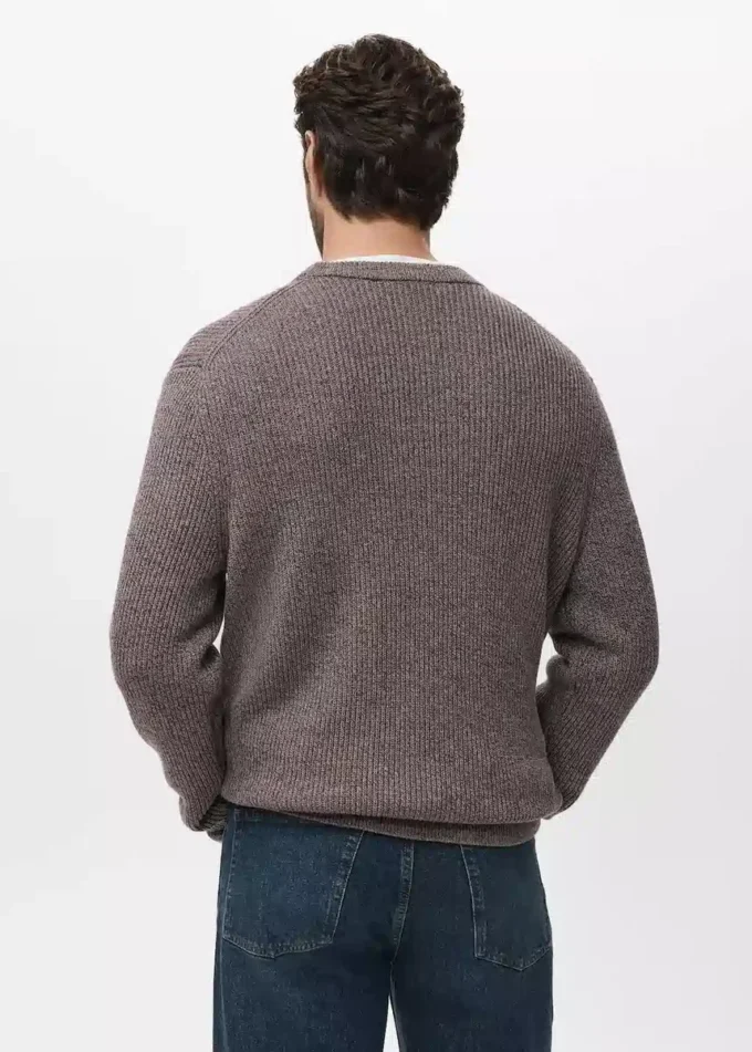 Pull 100 % coton moucheté Pull 100 % coton moucheté