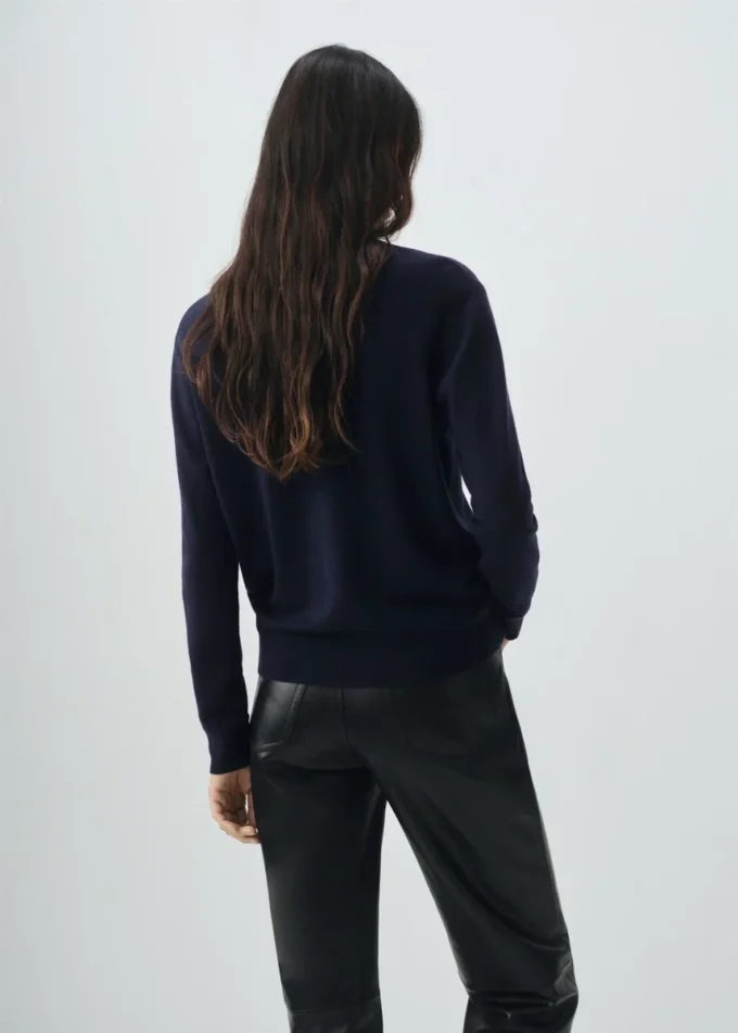 Pull 100 % laine en maille fine