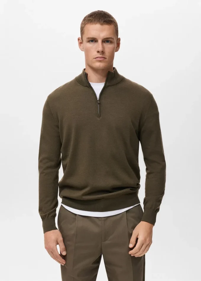 Pull 100 % laine mérinos avec col Perkins Pull 100 % laine mérinos avec col Perkins