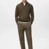 Pull 100 % laine mérinos avec col Perkins Pull 100 % laine mérinos avec col Perkins