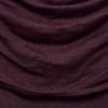Pull ajusté avec encolure drapée