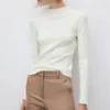 Pull ajusté avec encolure Perkins