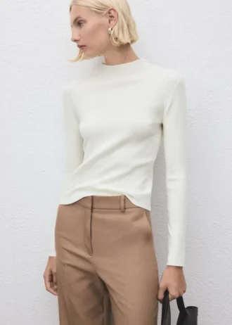 Pull ajusté avec encolure Perkins