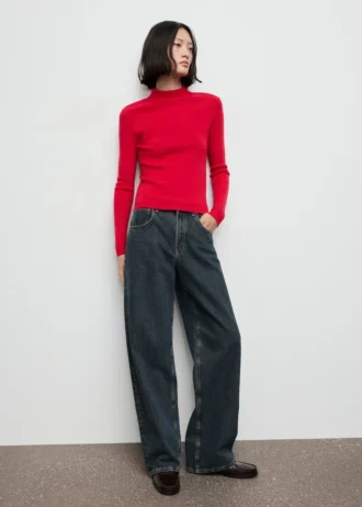 Pull ajusté avec encolure Perkins