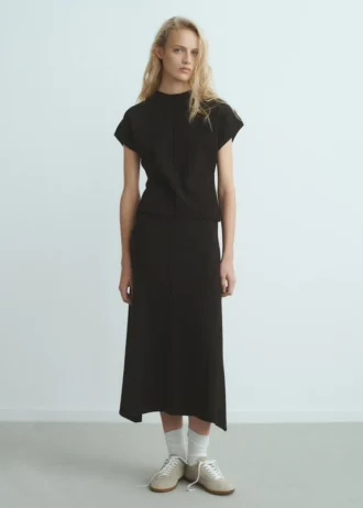 Pull ajusté en maille fine