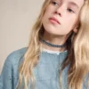 Pull avec détails en strass Pull avec détails en strass