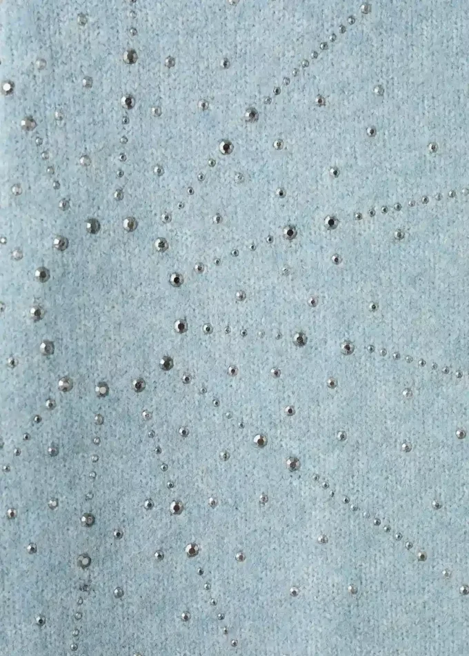 Pull avec détails en strass Pull avec détails en strass