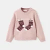 Pull brodé en maille