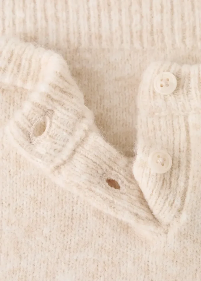 Pull brodé en maille