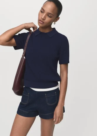 Pull à col chemise