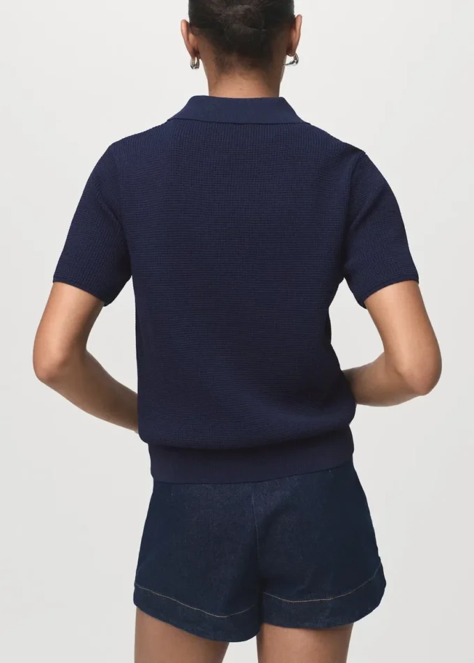 Pull à col chemise