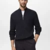 Pull à col Perkins 100 % coton