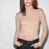 Pull à col Perkins en lurex