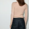 Pull à col Perkins en lurex