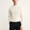 Pull à col roulé 100 % laine