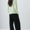 Pull à col roulé 100 % laine