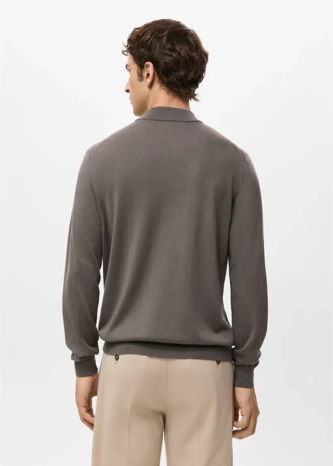 Pull à col roulé 100 % laine