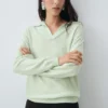 Pull à col roulé 100 % laine